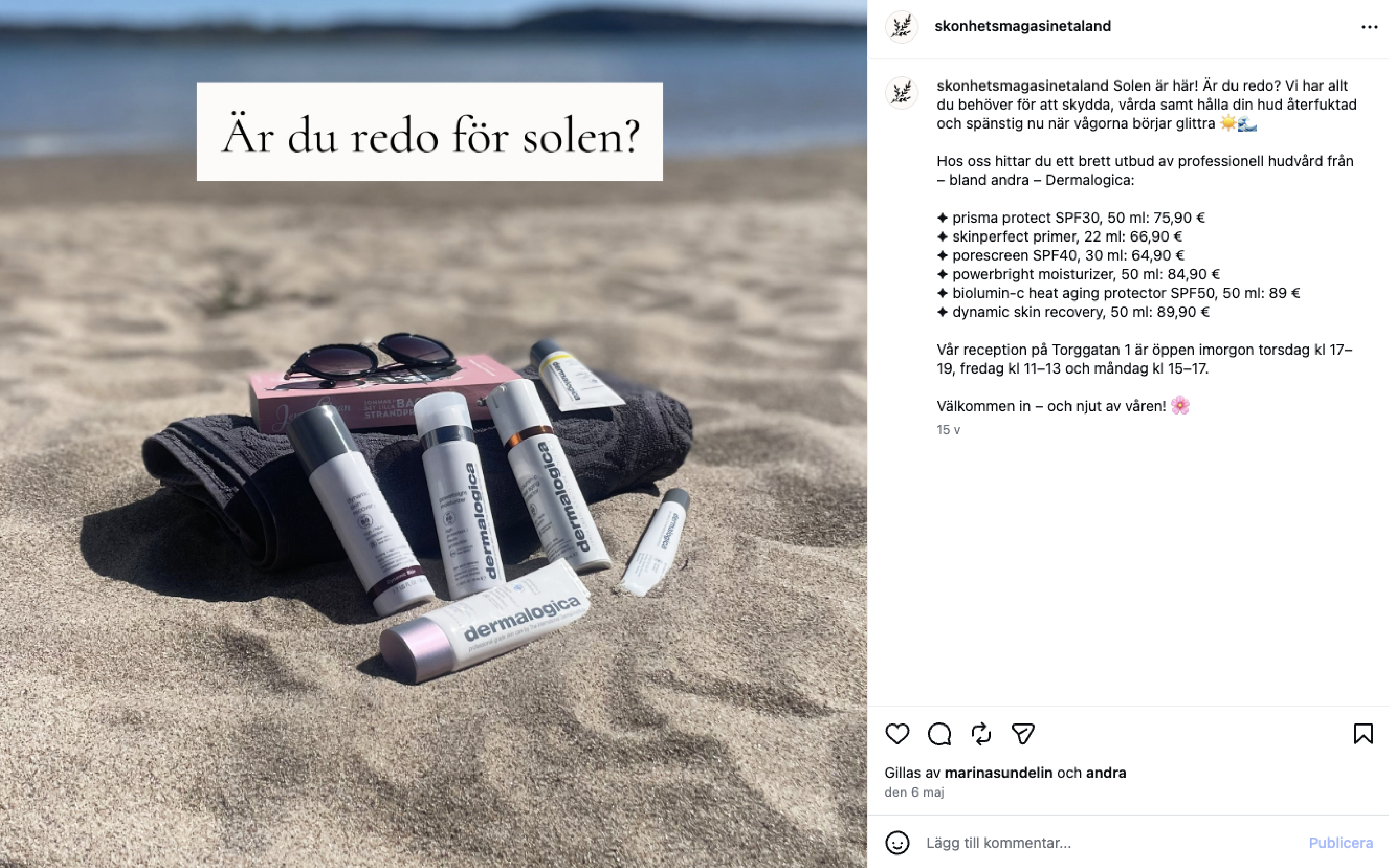 Omfattande innehåll i flera kanaler för Skönhetsmagasinet